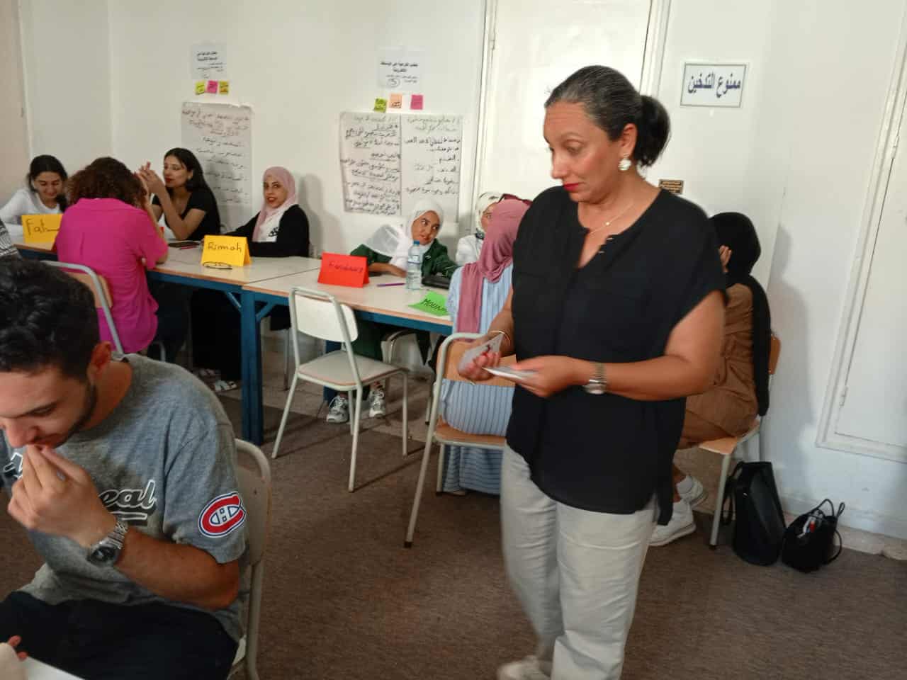 صور مع بعض الطلبة المشاركين